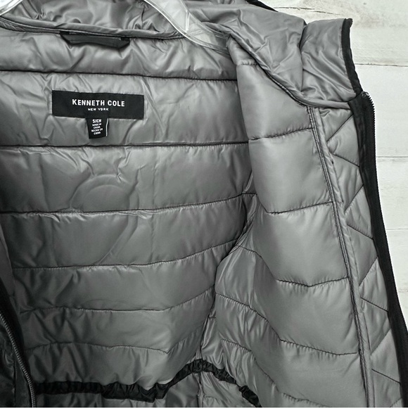 Kenneth Cole M/L Quilted Anorak Puffer Jacket • Black • NWT - Picture 8 of 14